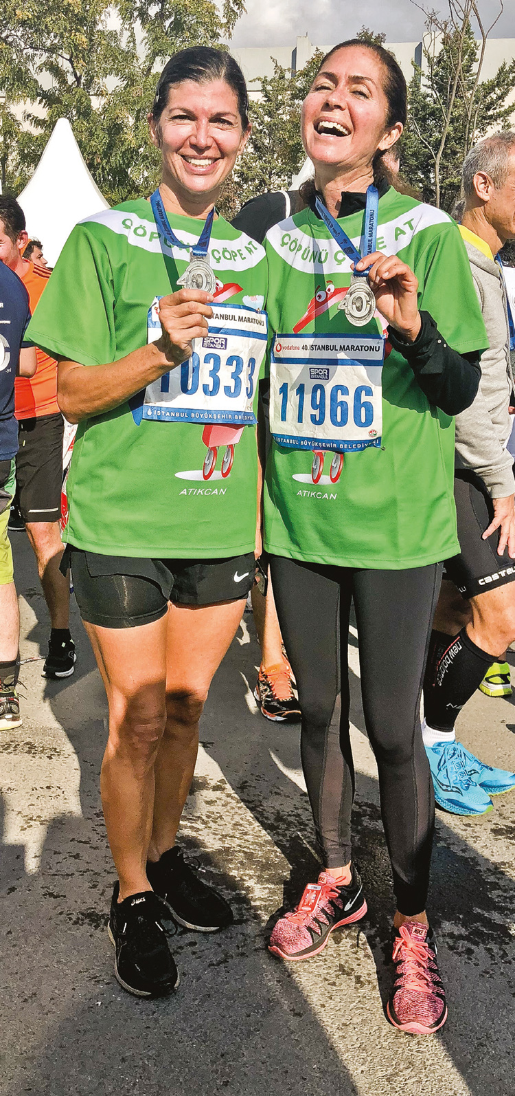 Vodafone İstanbul Maratonu'nda yüzbinler sağlık için koştu