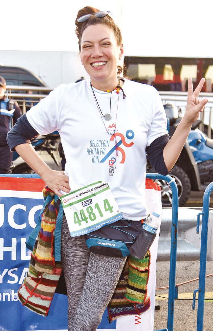 Vodafone İstanbul Maratonu'nda yüzbinler sağlık için koştu