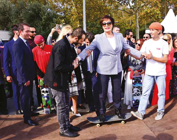 Kaykay ile 'Sokaktan olimpiyata'