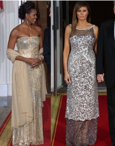 First Lady'lerin benzer kıyafetleri