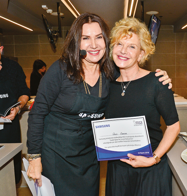 Mutfakta keyifli saatler geçirdiler