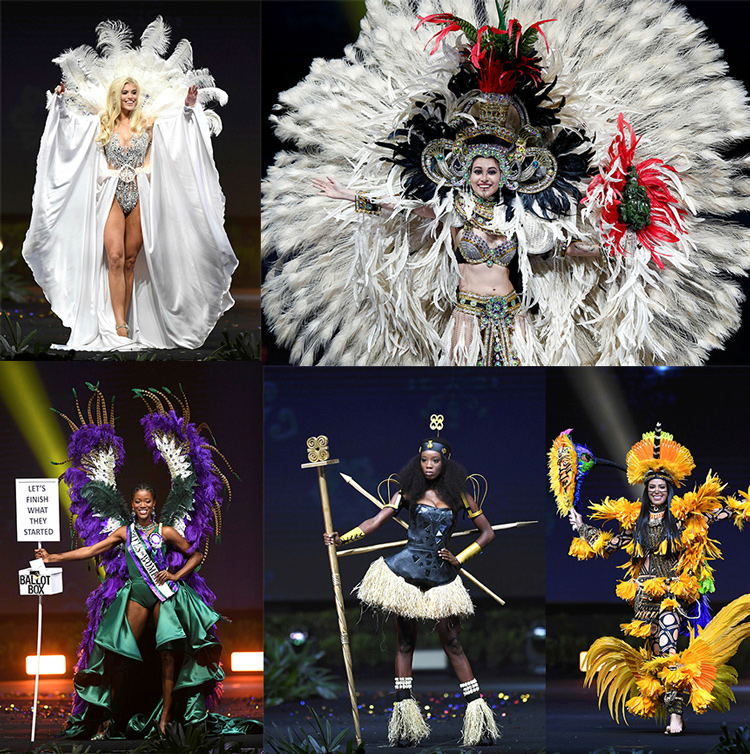 Miss Universe'te ulusal kostümler sergilendi