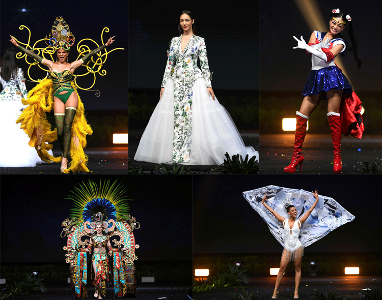 Miss Universe'te ulusal kostümler sergilendi