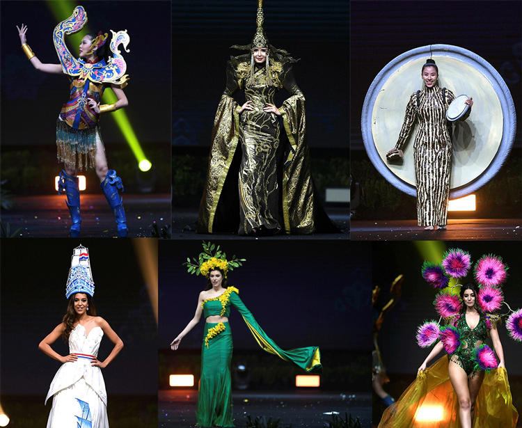 Miss Universe'te ulusal kostümler sergilendi