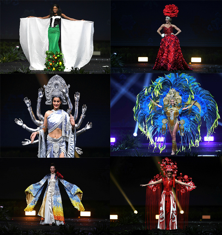 Miss Universe'te ulusal kostümler sergilendi