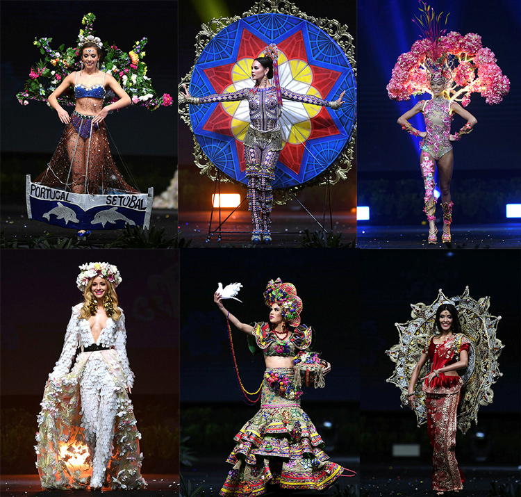 Miss Universe'te ulusal kostümler sergilendi