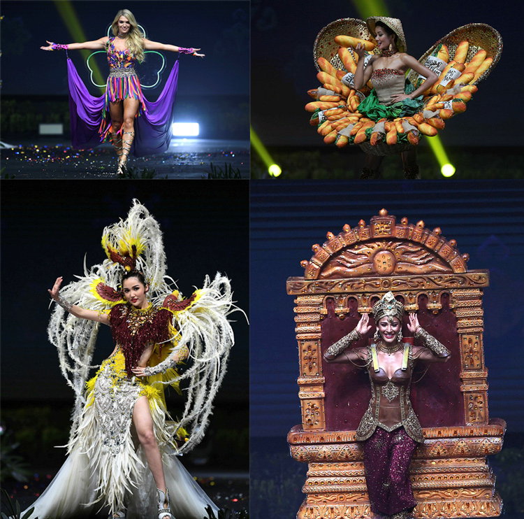 Miss Universe'te ulusal kostümler sergilendi