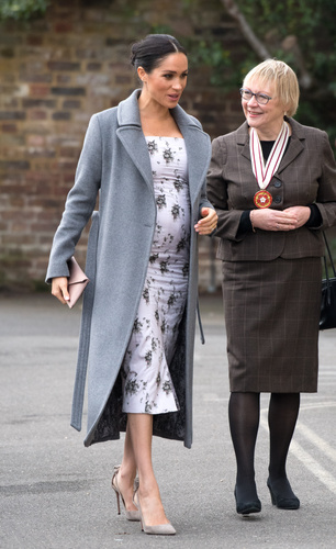 Meghan Markle'ın dikkat çeken yüzüğü