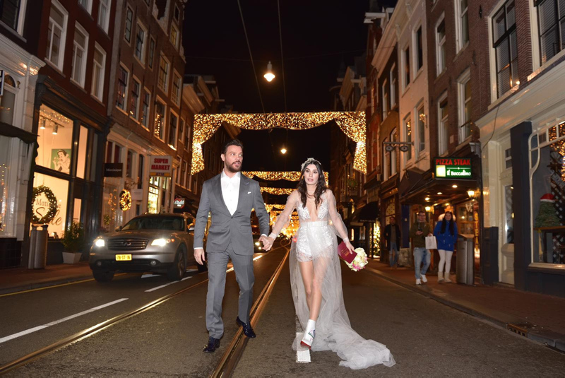 Sinan Akçıl ve Burcu Kıratlı'nın yeni nikah fotoğrafları