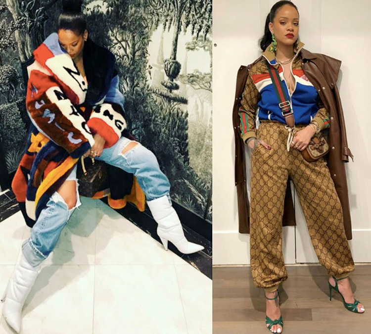 Rihanna'ın stil farkı