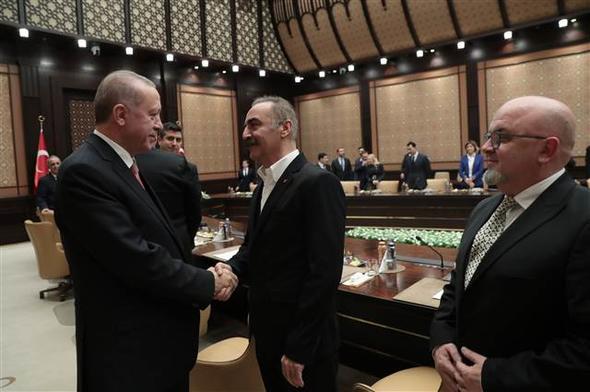 Cumhurbaşkanı Erdoğan sinema sektörü temsilcilerini kabul etti