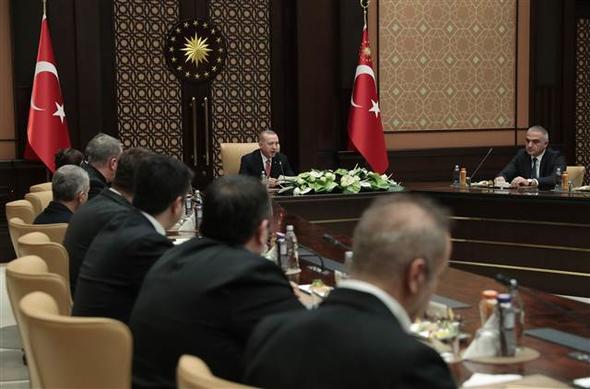 Cumhurbaşkanı Erdoğan sinema sektörü temsilcilerini kabul etti