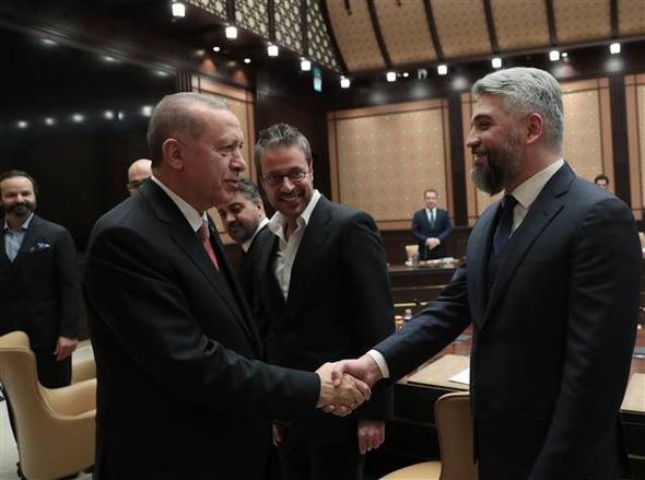 Cumhurbaşkanı Erdoğan sinema sektörü temsilcilerini kabul etti