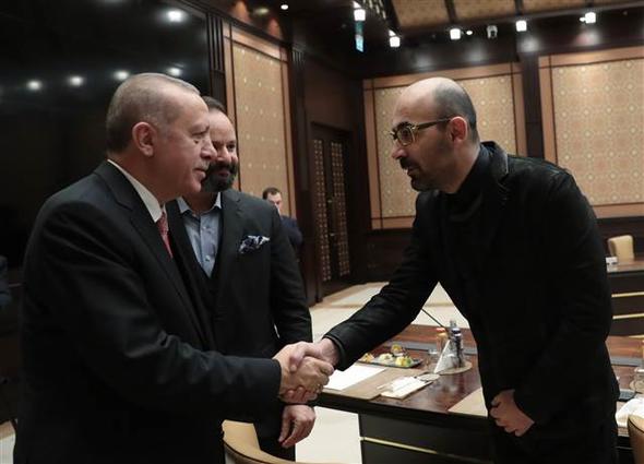 Cumhurbaşkanı Erdoğan sinema sektörü temsilcilerini kabul etti