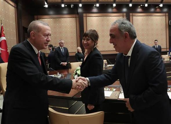 Cumhurbaşkanı Erdoğan sinema sektörü temsilcilerini kabul etti