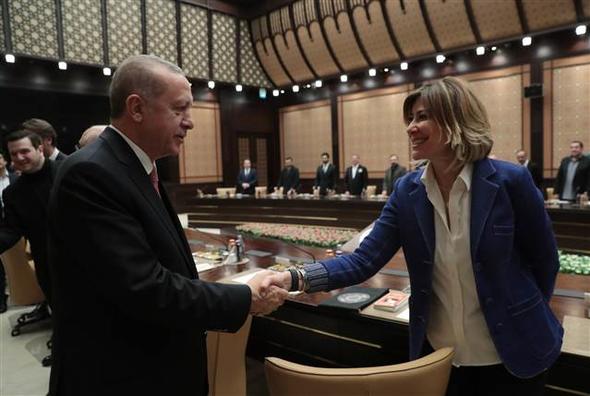 Cumhurbaşkanı Erdoğan sinema sektörü temsilcilerini kabul etti