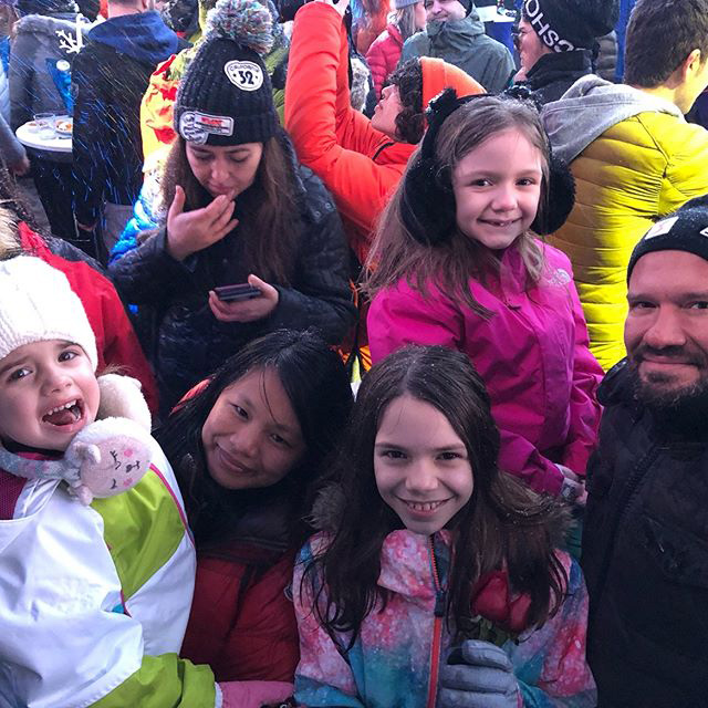 Ozan Doğulu'nun kayak keyfi