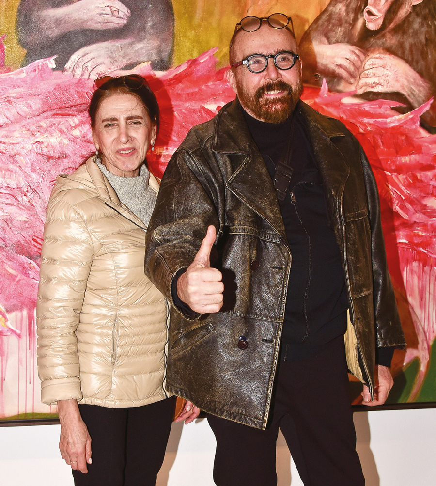 Baba-kızın ortak sergisi