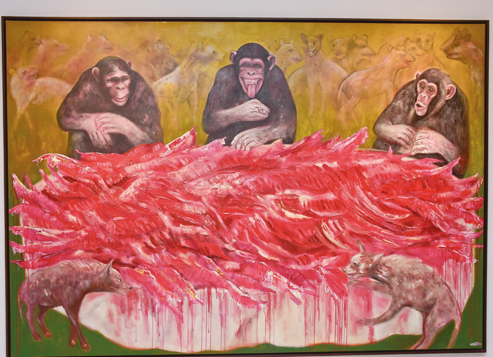 Baba-kızın ortak sergisi