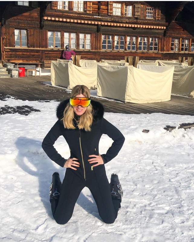 Nazlı Kayı ve Hacı Sabancı St. Moritz'de 