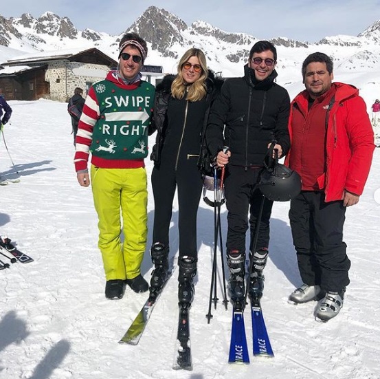 Nazlı Kayı ve Hacı Sabancı St. Moritz'de 