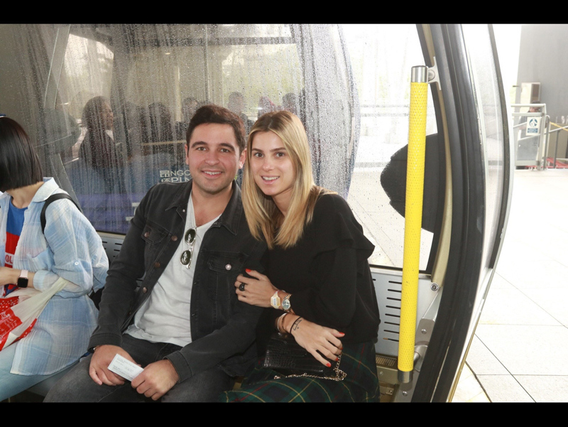 Nazlı Kayı ve Hacı Sabancı St. Moritz'de 