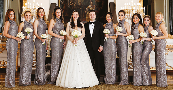 Masallardaki gibi bir düğünle evlendiler