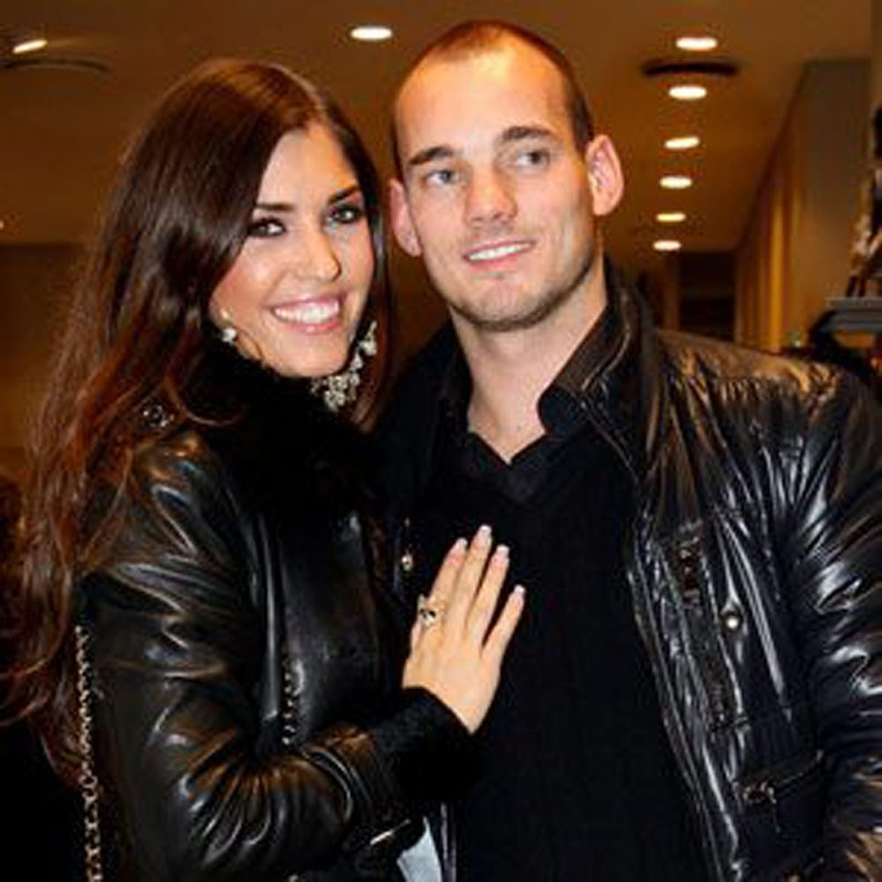 Wesley Sneijder ve Yolanthe Cabau'nun boşanma protokolü tamamlandı