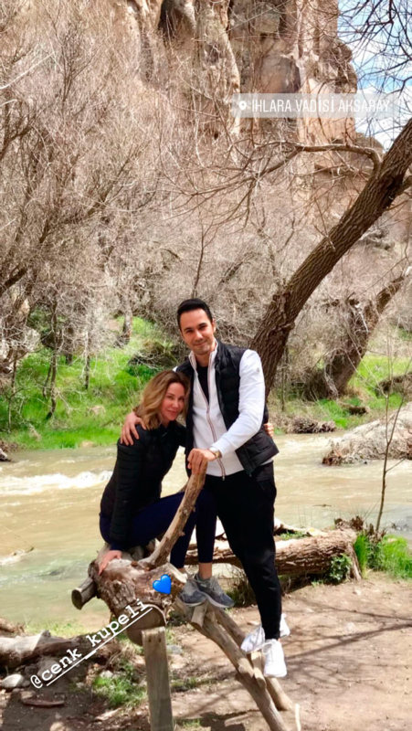 Demet Şener yeni yaşını sevgilisi Cenk Küpeli ile kutladı