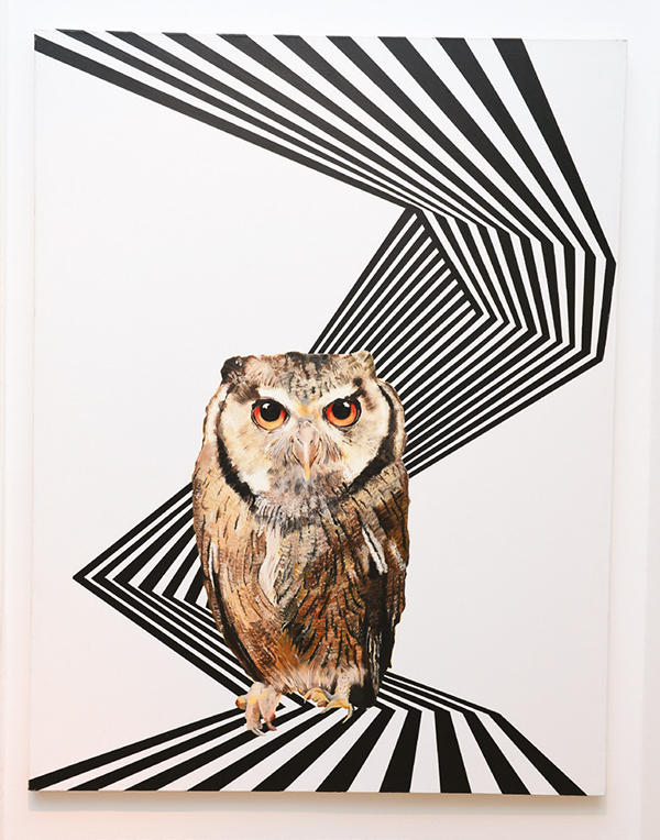 İlk kişisel sergisini açtı