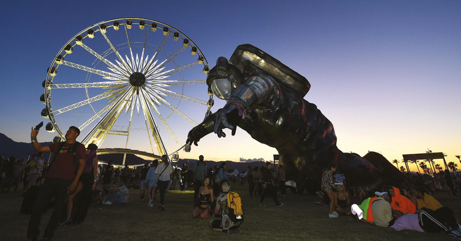 Dünyaca ünlü festivalden renkli kareler