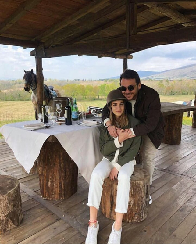 Aslışah Alkoçlar ve Altuğ Leblebici'nin keyfi yerinde