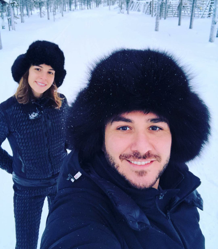 Aslışah Alkoçlar ve Altuğ Leblebici'nin keyfi yerinde