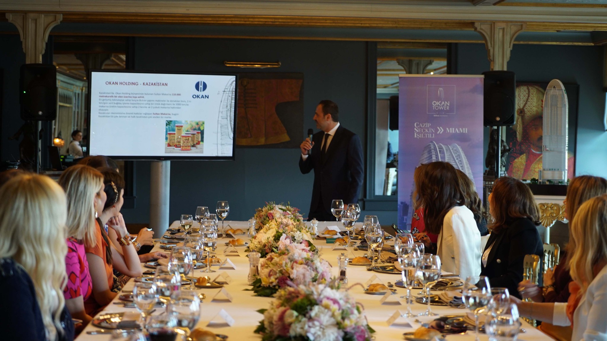 Işıl Reçber'li tanıtım davetinde bir araya geldiler