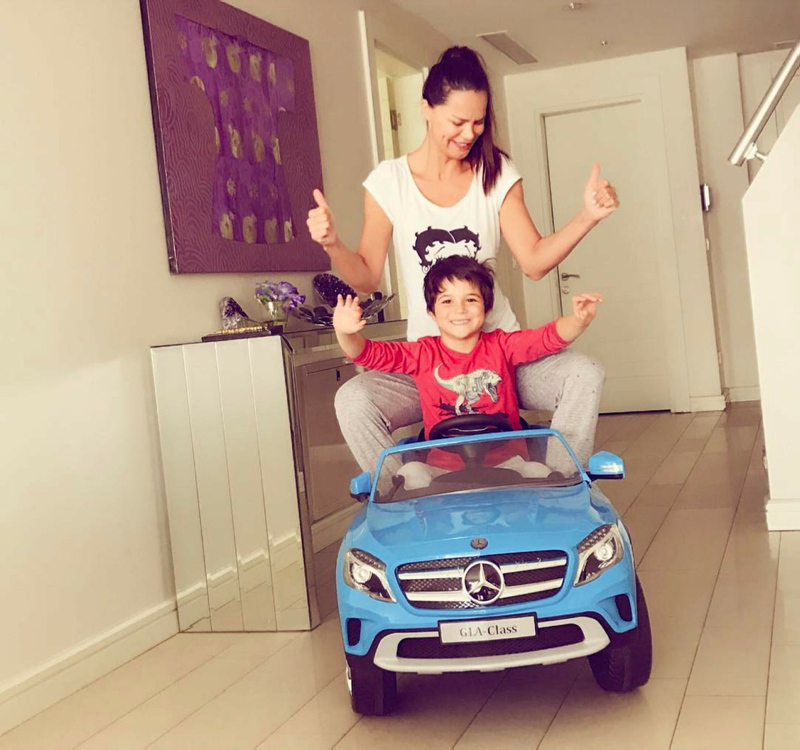 Ebru Şallı'dan oğluyla ilgili açıklama