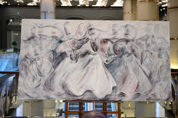 Sergide sema gösterisi