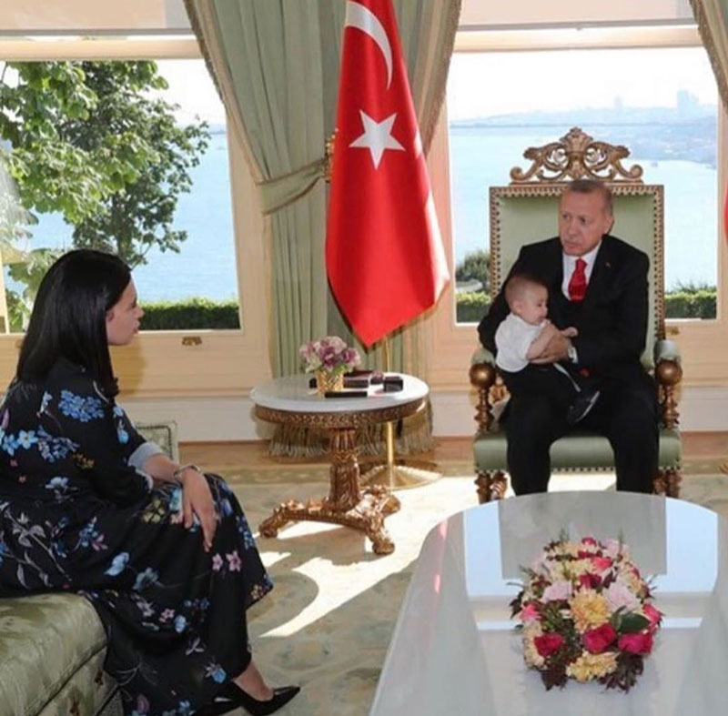 Alişan-Buse Varol çifti Cumhurbaşkanını ziyaret etti