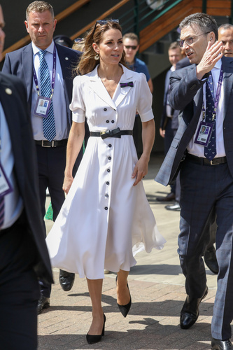 Kate Middleton Wimbledon Tenis Turnuvası’nın ilk gününe seyirci olarak katıldı