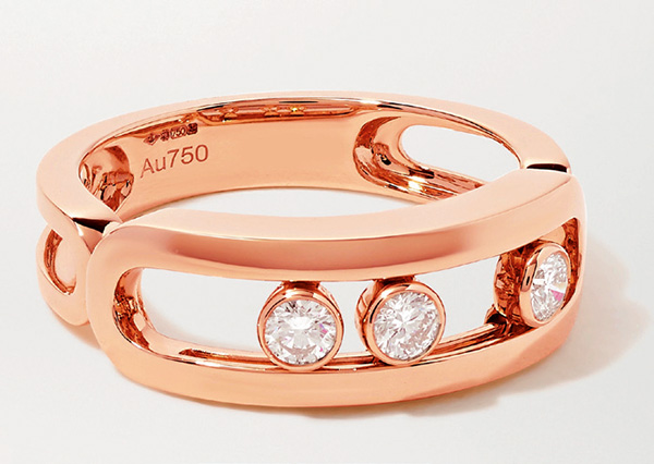 Mücevherde minimalist çizgi