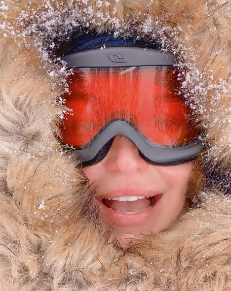 En renkli ve eğlenceli kar fotoğrafları