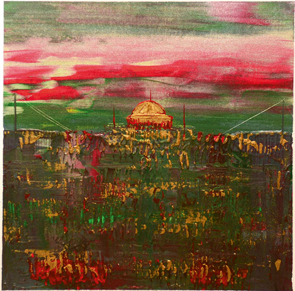 Genç ressamdan İstanbul sergisi