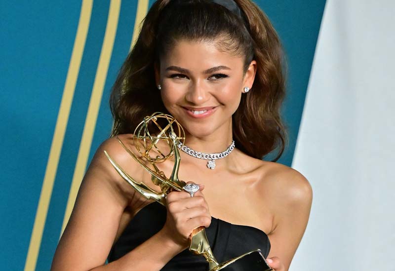 Zendaya, bu yıl ikinci kez Emmy kazandı