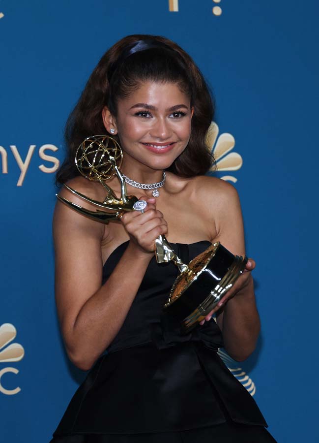 Zendaya, bu yıl ikinci kez Emmy kazandı