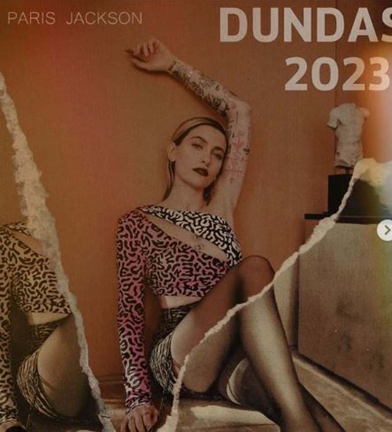 Paris Jackson ünlü markanın 2023 Pre-Fall kampanyasında