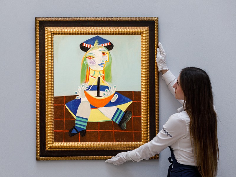 Pablo Picasso'nun kızının portresi 18 milyon sterline alıcı buldu