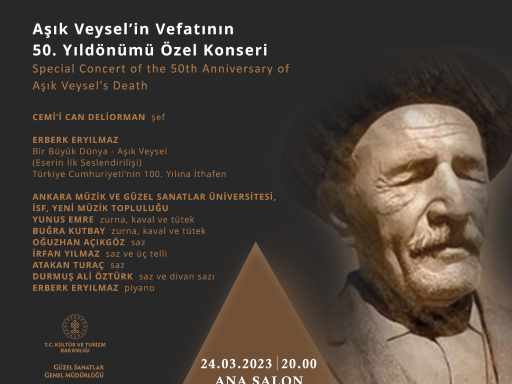 Cumhurbaşkanlığı Senfoni Orkestrası Aşık Veysel’i özel sipariş eserle anıyor