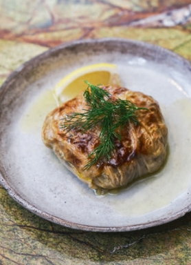 Lahanada midye sarma