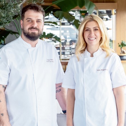 şef Tolga Hellaç ve restoranın kurucusu Selen Mağzalcıoğlu, Şamdan Plus için birlikte mutfağa girdi