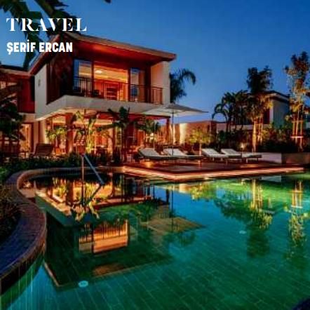 Villada tatil yapan dünyayı gezecek