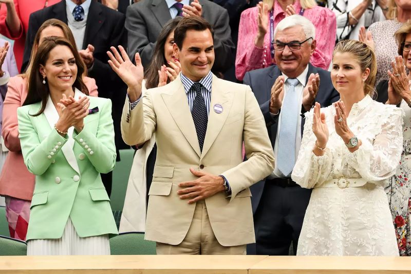 Kate Middleton & Roger Federer